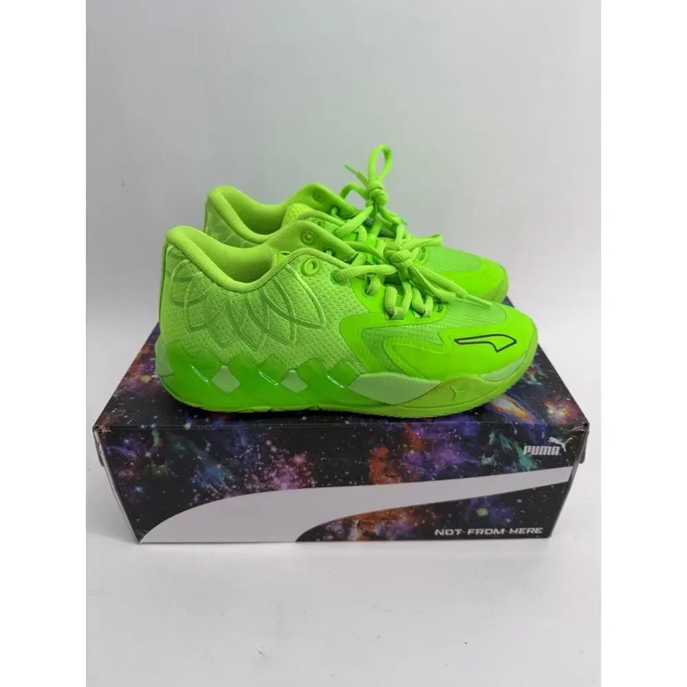 PUMA MB.01 x LaMelo Ball Low in Green Gecko sneaker IN BOX sz 6